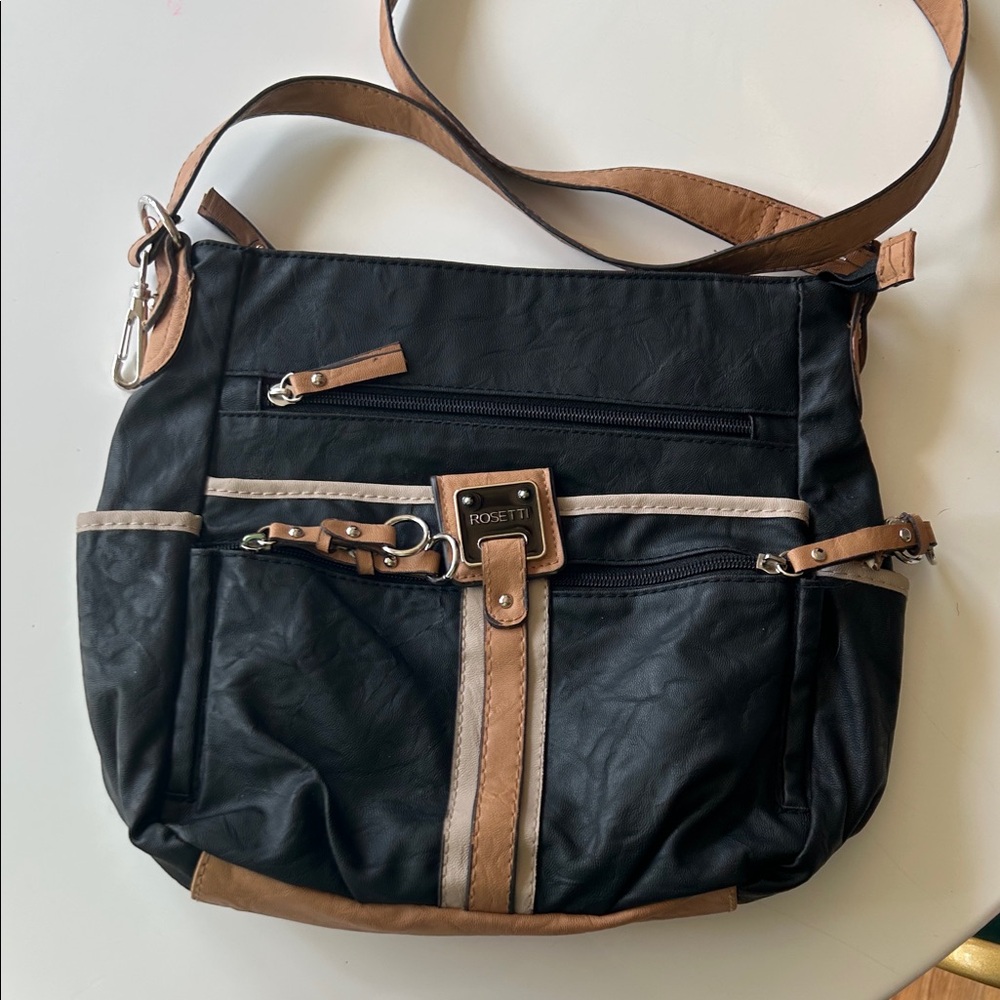 Rosetti Two-Tone Crossbody Bag